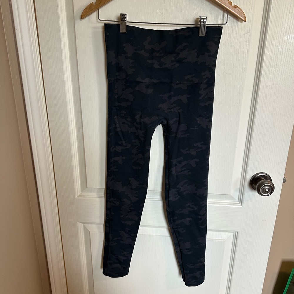 SPANX Black Leggings High Waist Full Length